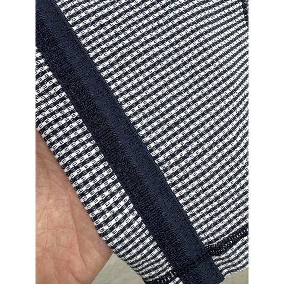 Lululemon Women's Coast To Class Cropped Pants in Gingham Inkwell Size 4 - Picture 5 of 8
